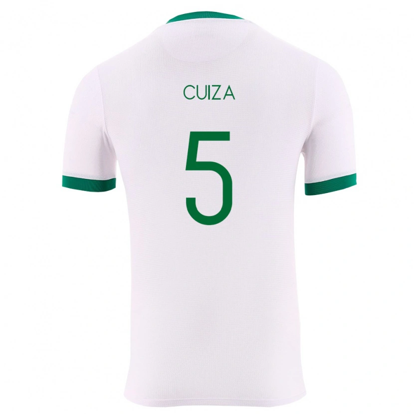 Danxen Kid Bolivia Santiago Cuiza #5 White Green Red Away Jersey 26-28 T-Shirt