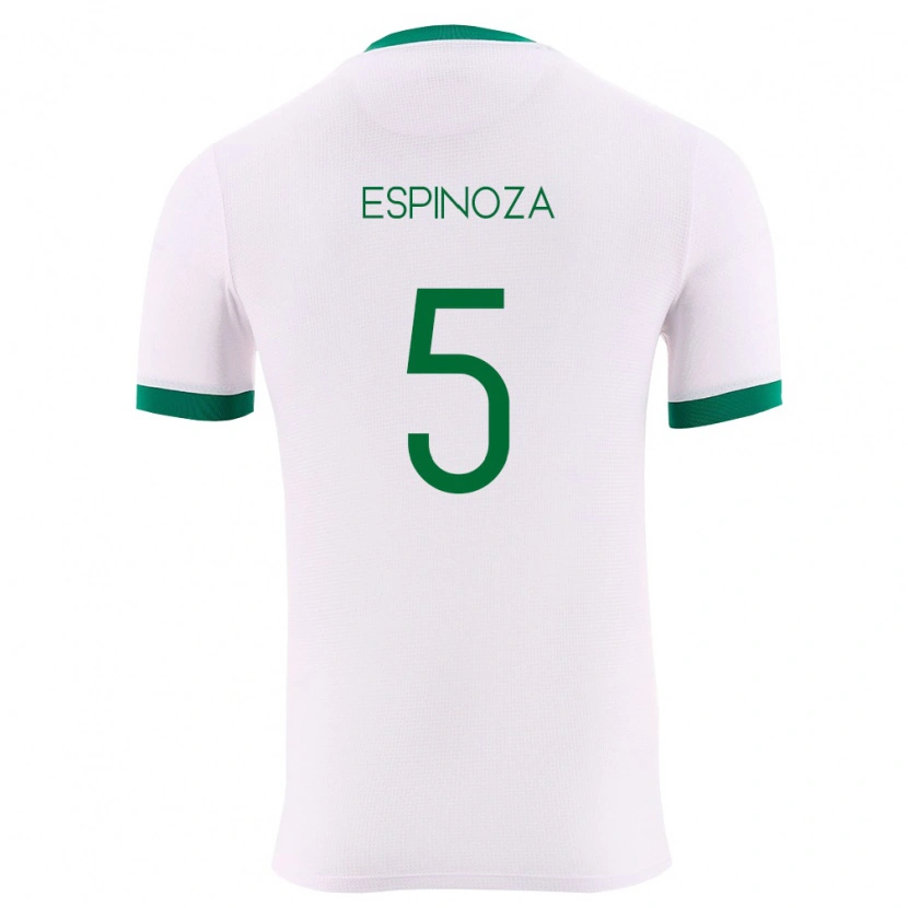 Danxen Kid Bolivia Matias Espinoza #5 White Green Red Away Jersey 26-28 T-Shirt