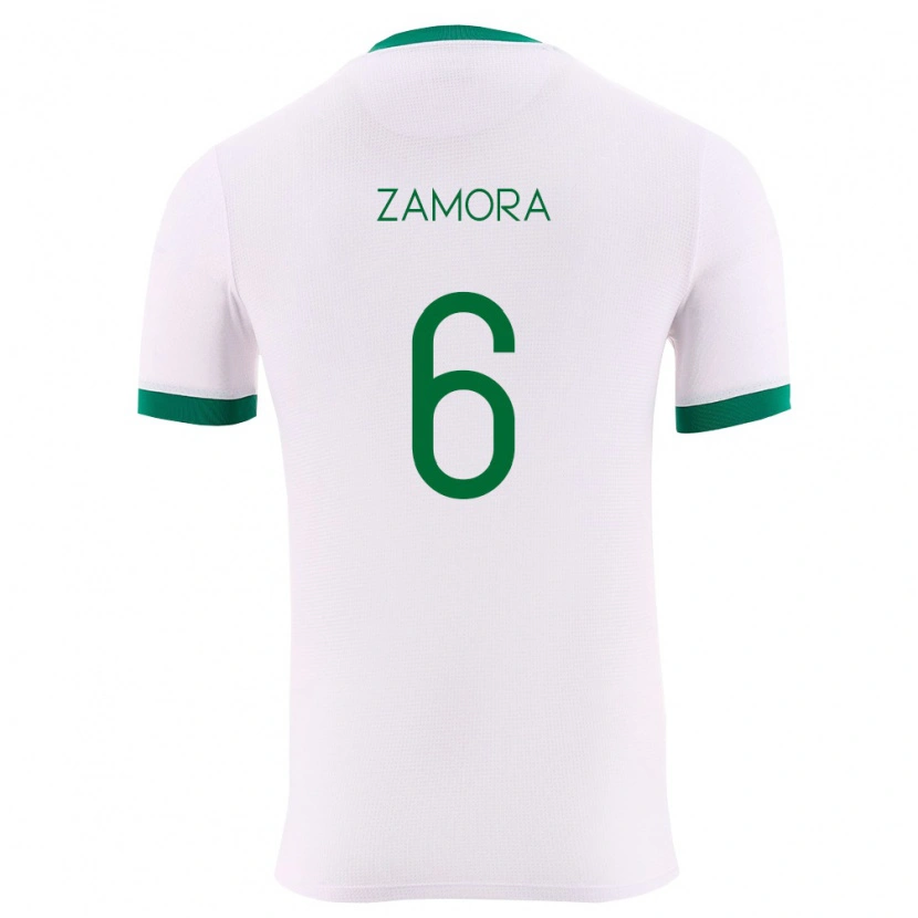 Danxen Kid Bolivia Fabio Zamora #6 White Green Red Away Jersey 26-28 T-Shirt