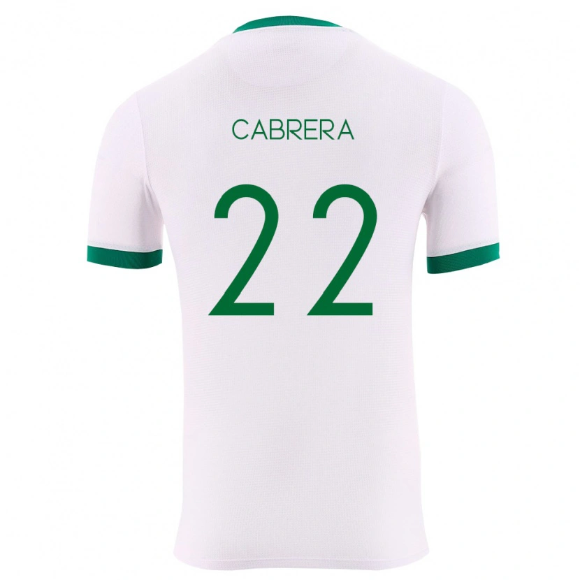 Danxen Kid Bolivia Diego Cabrera #22 White Green Red Away Jersey 26-28 T-Shirt