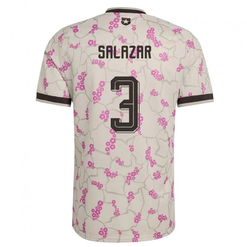 Danxen Kid Chile Yahir Salazar #3 White Purple Away Jersey 26-28 T-Shirt