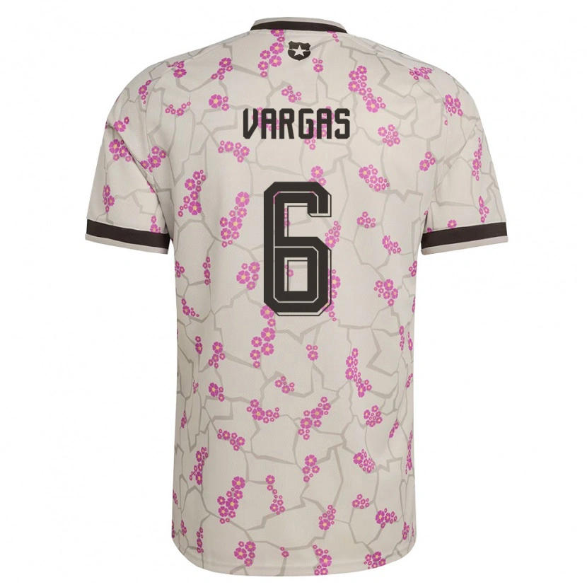Danxen Kid Chile Sebastián Vargas #6 White Purple Away Jersey 26-28 T-Shirt