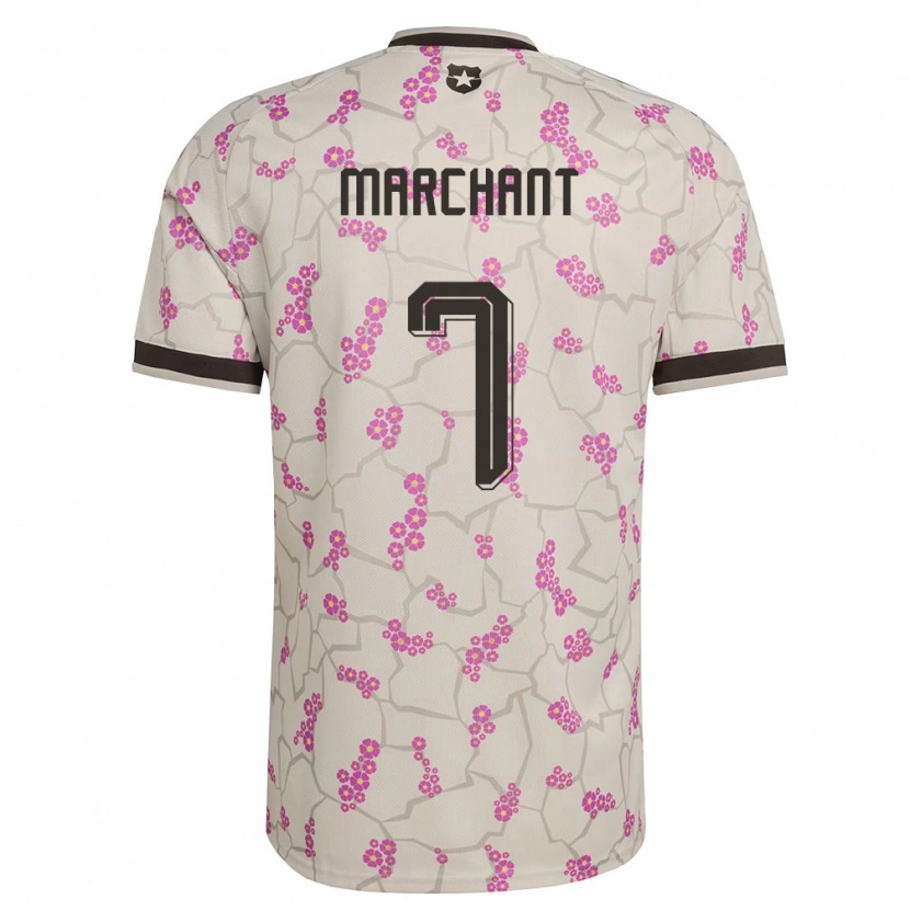 Danxen Kid Chile Francisco Marchant #7 White Purple Away Jersey 26-28 T-Shirt