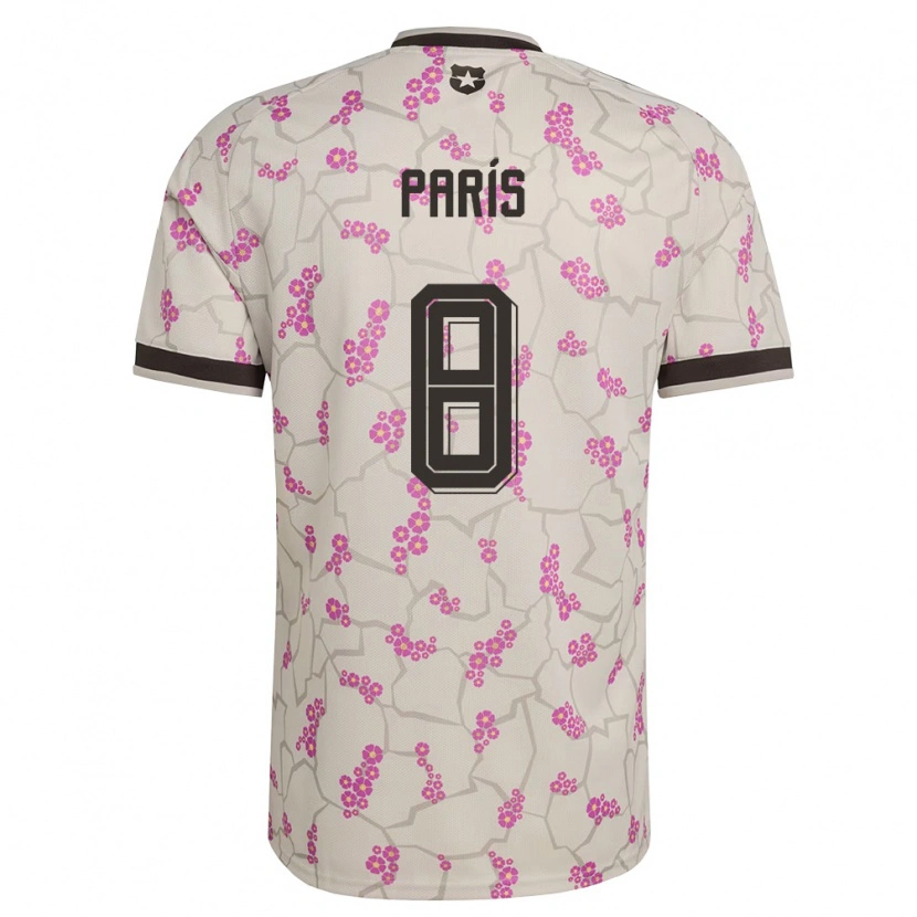 Danxen Kid Chile Matías París #8 White Purple Away Jersey 26-28 T-Shirt