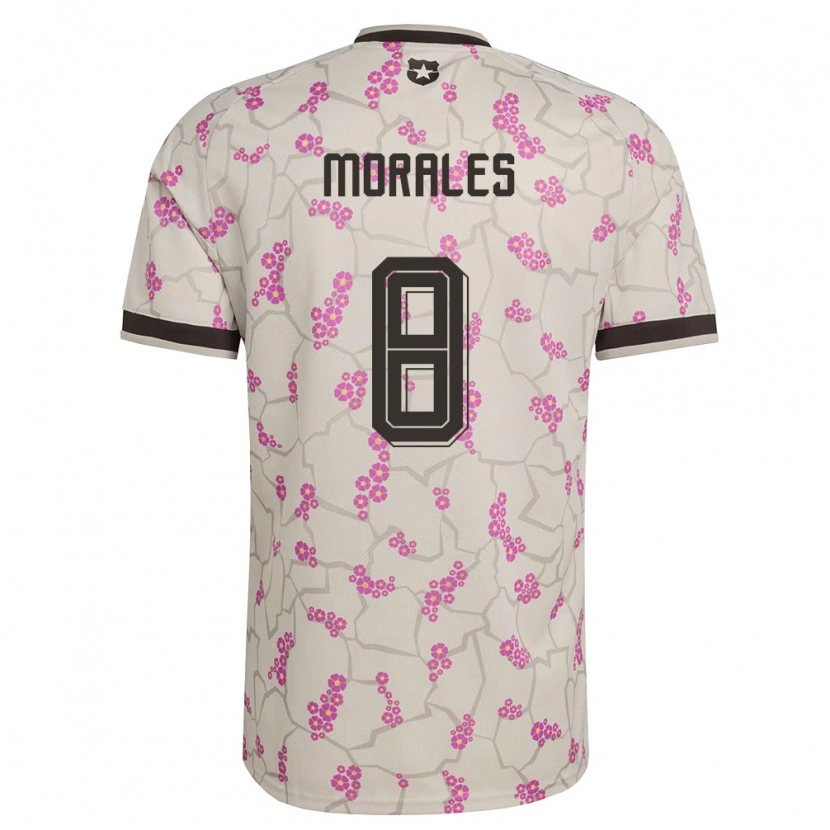 Danxen Kid Chile Cristopher Morales #8 White Purple Away Jersey 26-28 T-Shirt