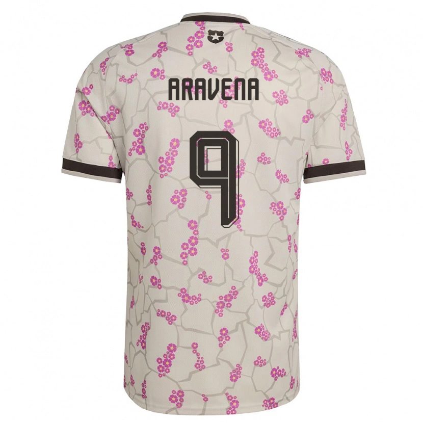 Danxen Kid Chile Alexander Aravena #9 White Purple Away Jersey 26-28 T-Shirt