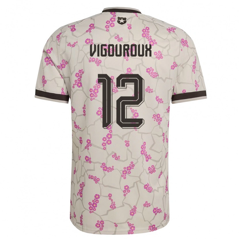Danxen Kid Chile Lawrence Vigouroux #12 White Purple Away Jersey 26-28 T-Shirt