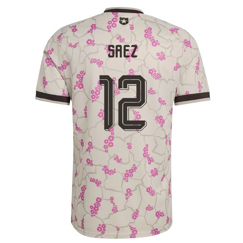 Danxen Kid Chile Ignacio Sáez #12 White Purple Away Jersey 26-28 T-Shirt
