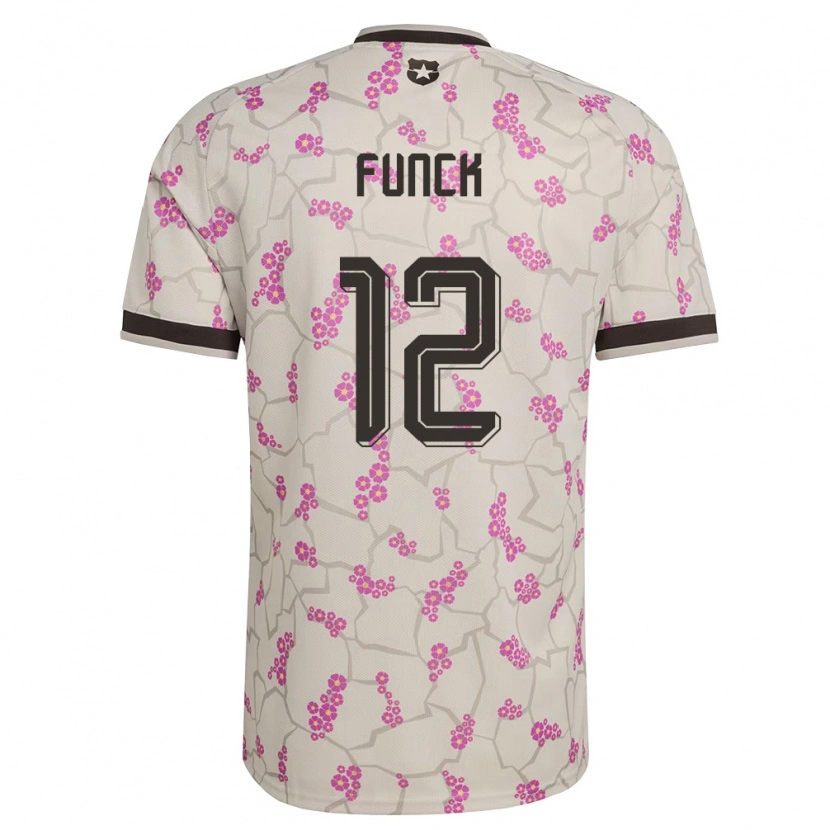 Danxen Kid Chile Martina Funck #12 White Purple Away Jersey 26-28 T-Shirt