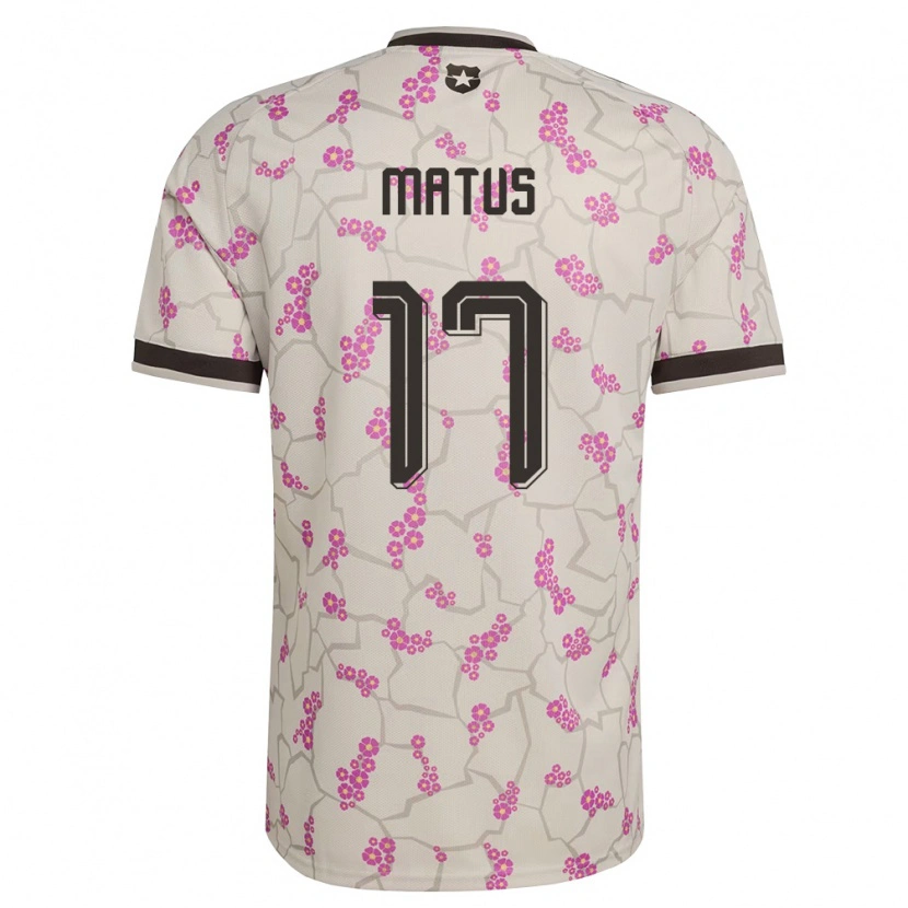 Danxen Kid Chile Esteban Matus #17 White Purple Away Jersey 26-28 T-Shirt