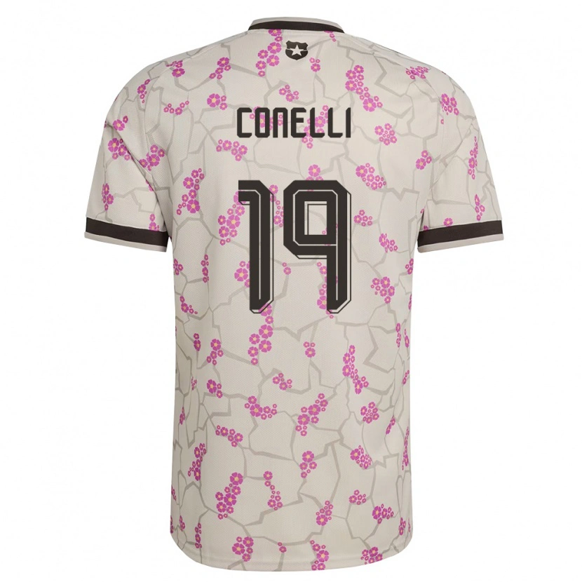 Danxen Kid Chile Vicente Conelli #19 White Purple Away Jersey 26-28 T-Shirt