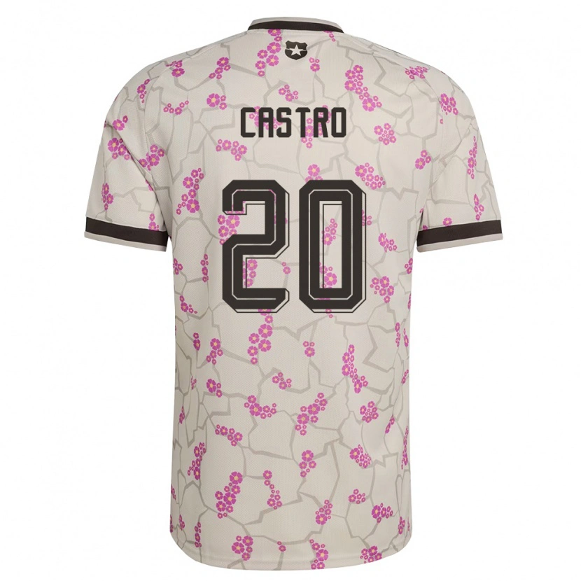 Danxen Kid Chile Benjamín Castro #20 White Purple Away Jersey 26-28 T-Shirt