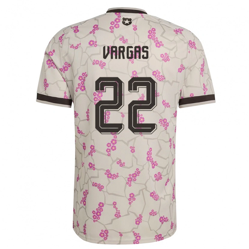 Danxen Kid Chile Diego Vargas #22 White Purple Away Jersey 26-28 T-Shirt