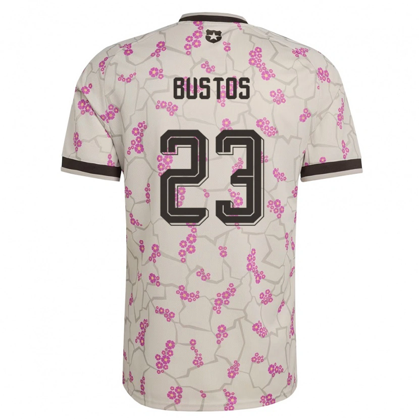 Danxen Kid Chile Ignacia Bustos #23 White Purple Away Jersey 26-28 T-Shirt