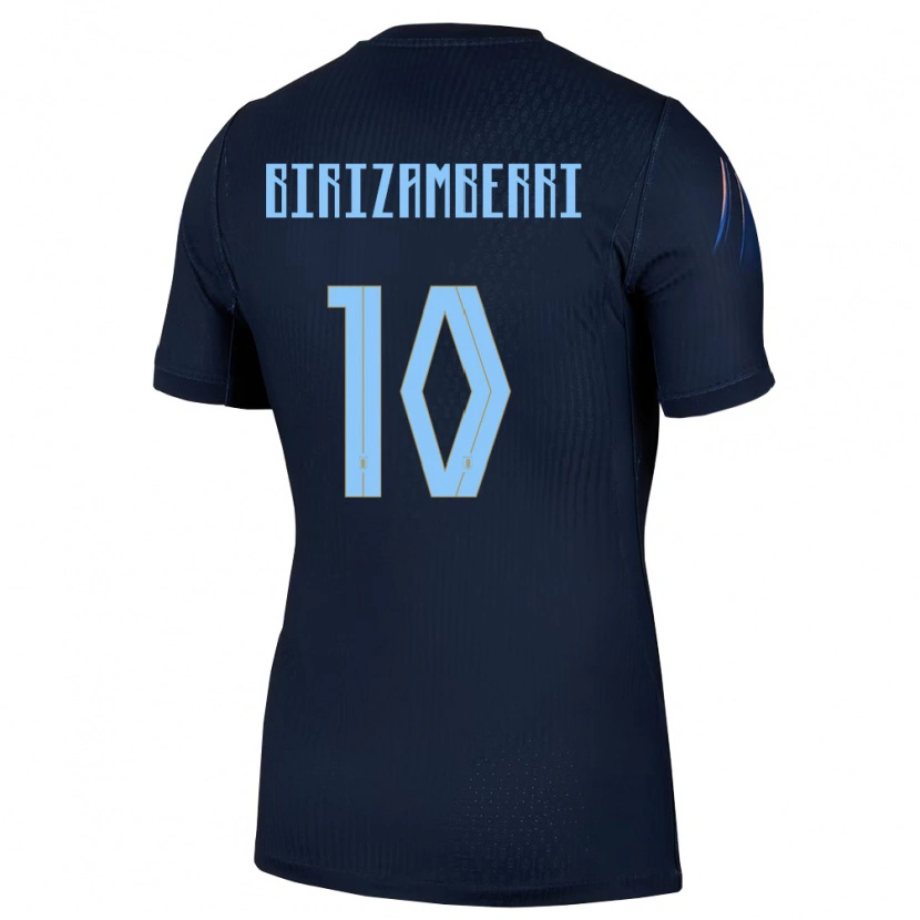 Danxen Kid Uruguay Carolina Birizamberri #10 Black Blue Away Jersey 26-28 T-Shirt