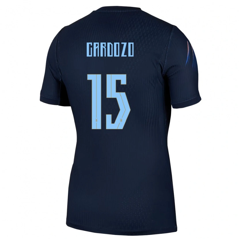 Danxen Kid Uruguay Pablo Cardozo #15 Black Blue Away Jersey 26-28 T-Shirt