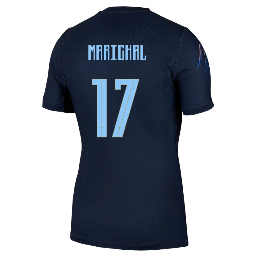 Danxen Kid Uruguay Mauro Marichal #17 Black Blue Away Jersey 26-28 T-Shirt