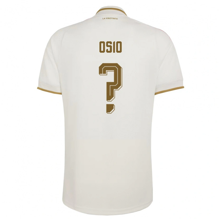Danxen Kid Venezuela Diego Osio #0 Off-White Yellow Away Jersey 26-28 T-Shirt