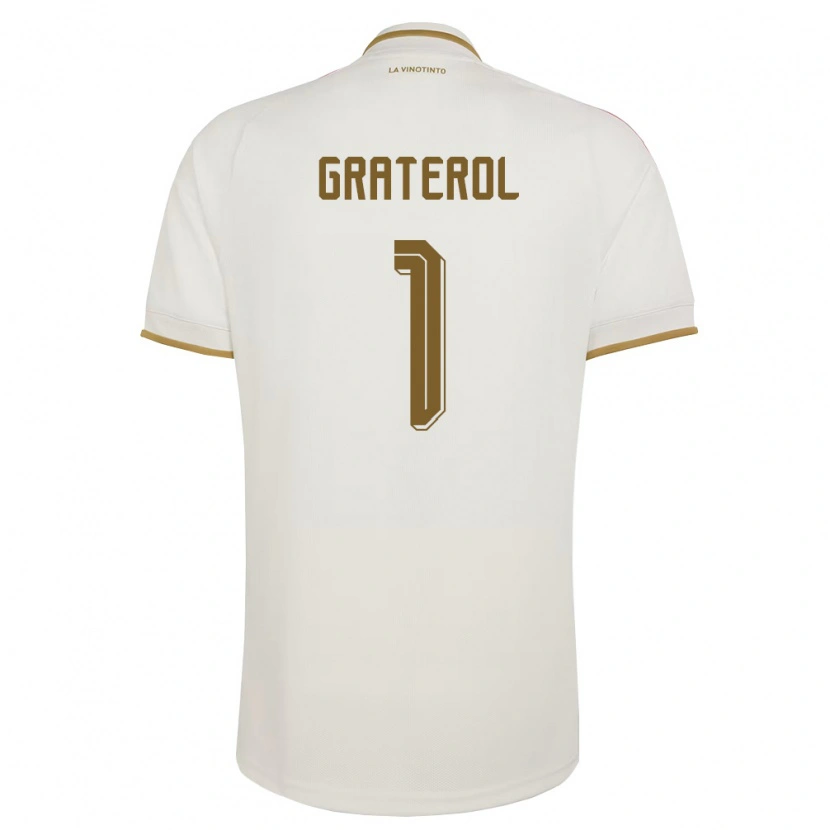 Danxen Kid Venezuela Joel Graterol #1 Off-White Yellow Away Jersey 26-28 T-Shirt
