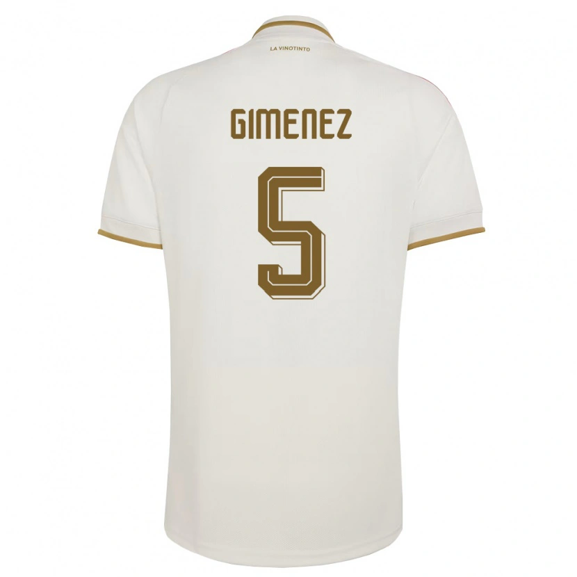 Danxen Kid Venezuela Yenifer Giménez #5 Off-White Yellow Away Jersey 26-28 T-Shirt