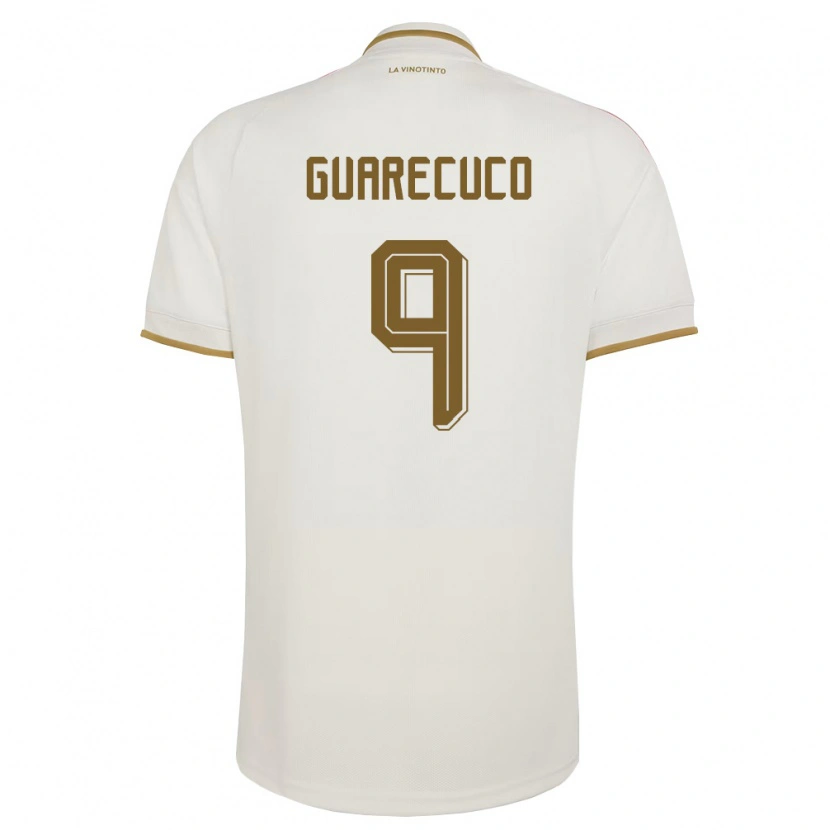 Danxen Kid Venezuela Joemar Guarecuco #9 Off-White Yellow Away Jersey 26-28 T-Shirt
