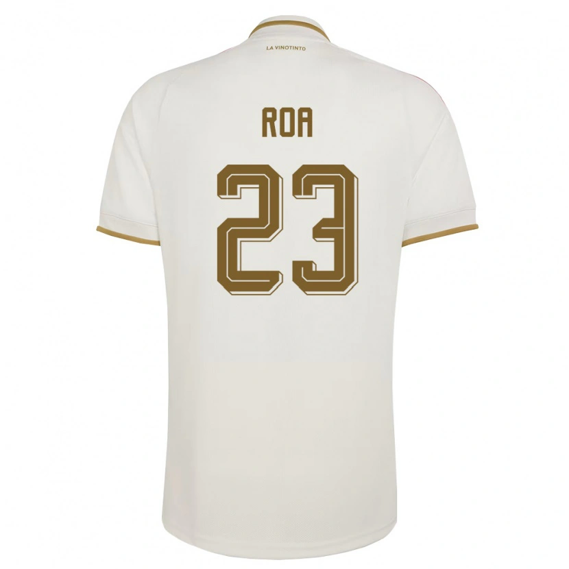 Danxen Kid Venezuela Keiber Roa #23 Off-White Yellow Away Jersey 26-28 T-Shirt