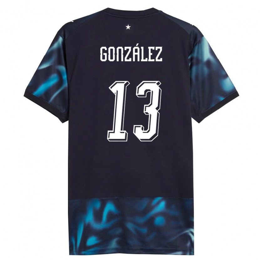 Danxen Kid Paraguay Jesús González #13 Navy Sky Blue Away Jersey 26-28 T-Shirt