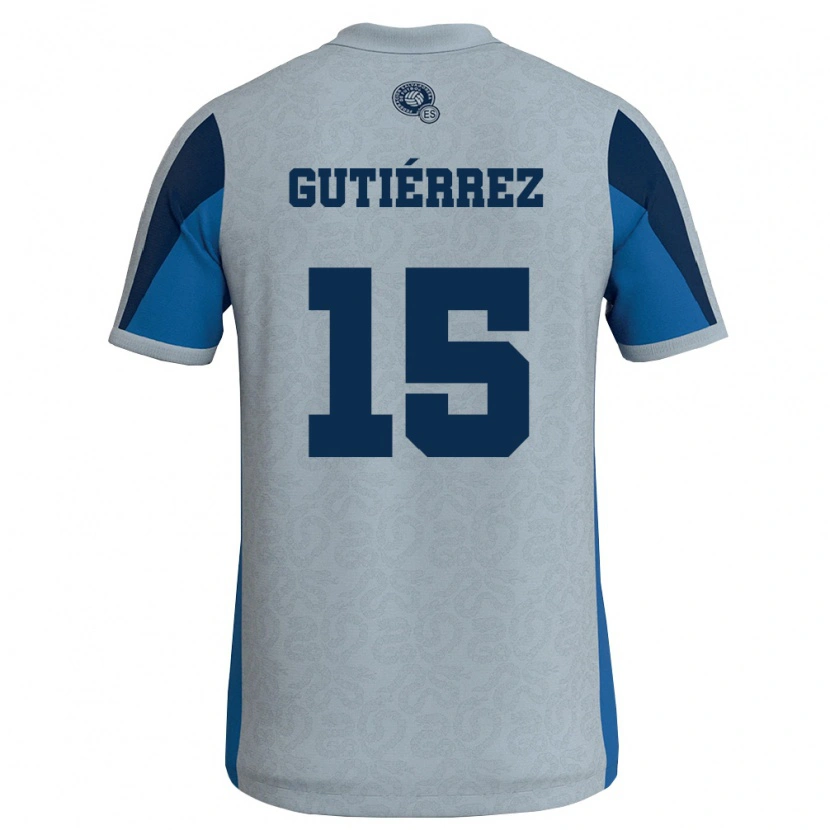 Danxen Kid El Salvador Danya Gutiérrez #15 White Sky Blue Away Jersey 26-28 T-Shirt