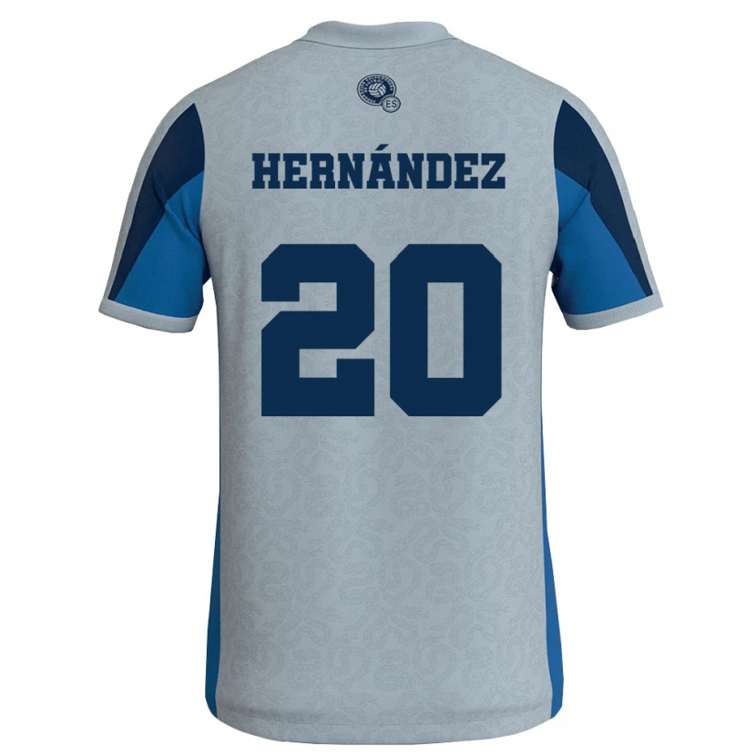 Danxen Kid El Salvador Roberto Hernández #20 White Sky Blue Away Jersey 26-28 T-Shirt