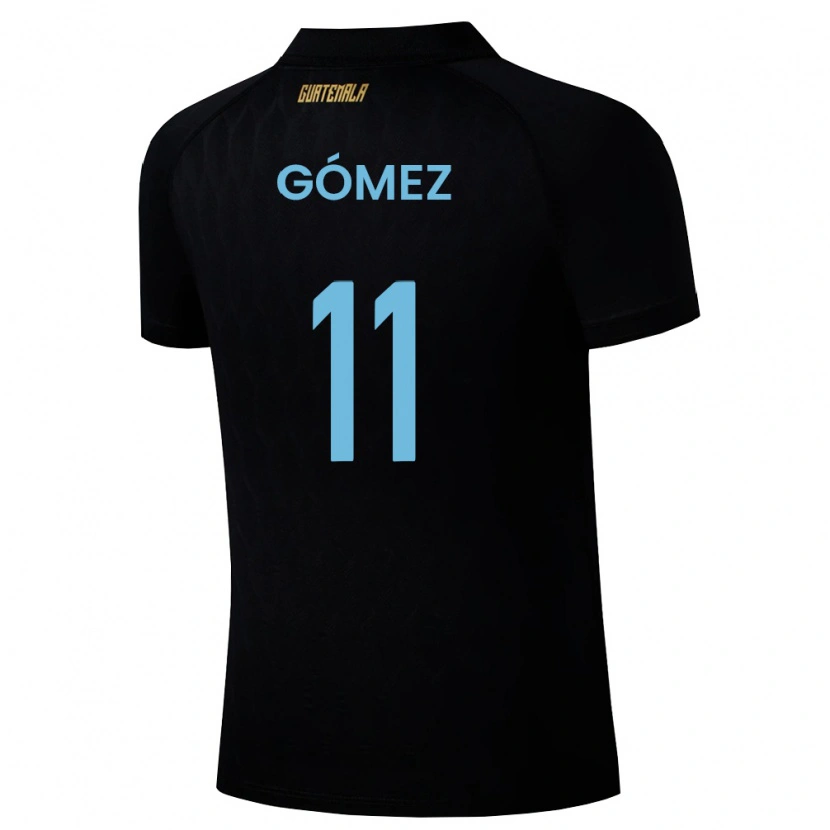 Danxen Kid Guatemala Savianna Gómez #11 Black Sky Blue White Away Jersey 26-28 T-Shirt