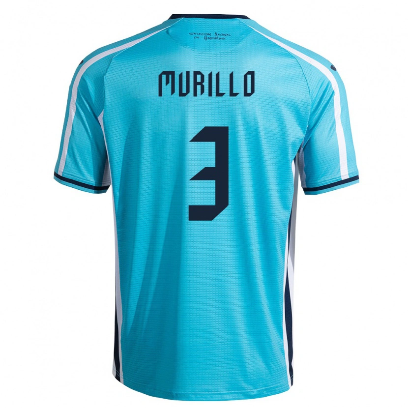 Danxen Kid Honduras Bárbara Murillo #3 Sky Blue Navy Away Jersey 26-28 T-Shirt
