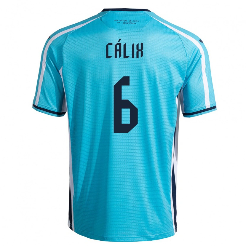 Danxen Kid Honduras Noel Cálix #6 Sky Blue Navy Away Jersey 26-28 T-Shirt