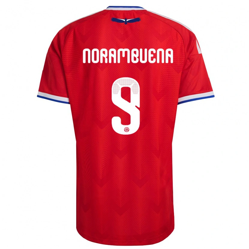 Danxen Men Chile Gabriel Norambuena #9 Red White Blue Home Jersey 26-28 T-Shirt