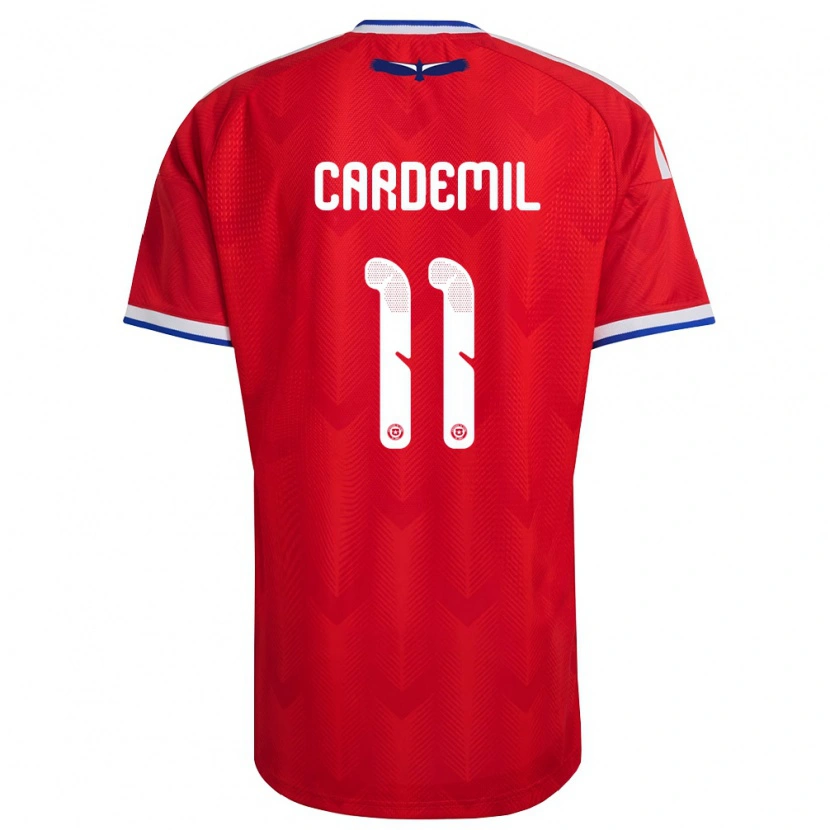 Danxen Men Chile Mateo Cardemil #11 Red White Blue Home Jersey 26-28 T-Shirt