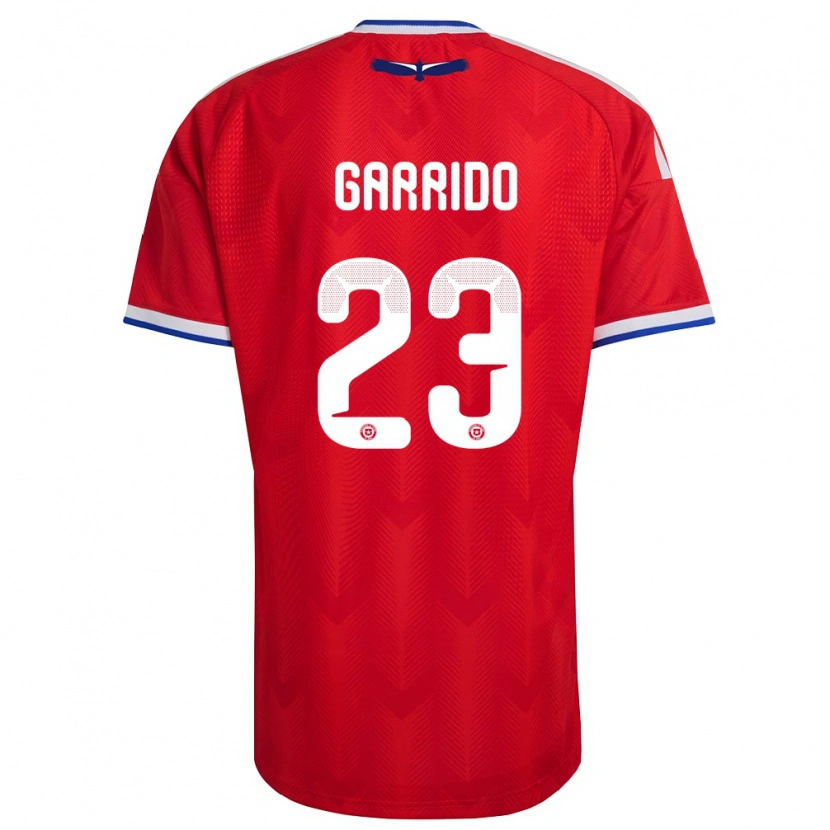 Danxen Men Chile Pedro Garrido #23 Red White Blue Home Jersey 26-28 T-Shirt