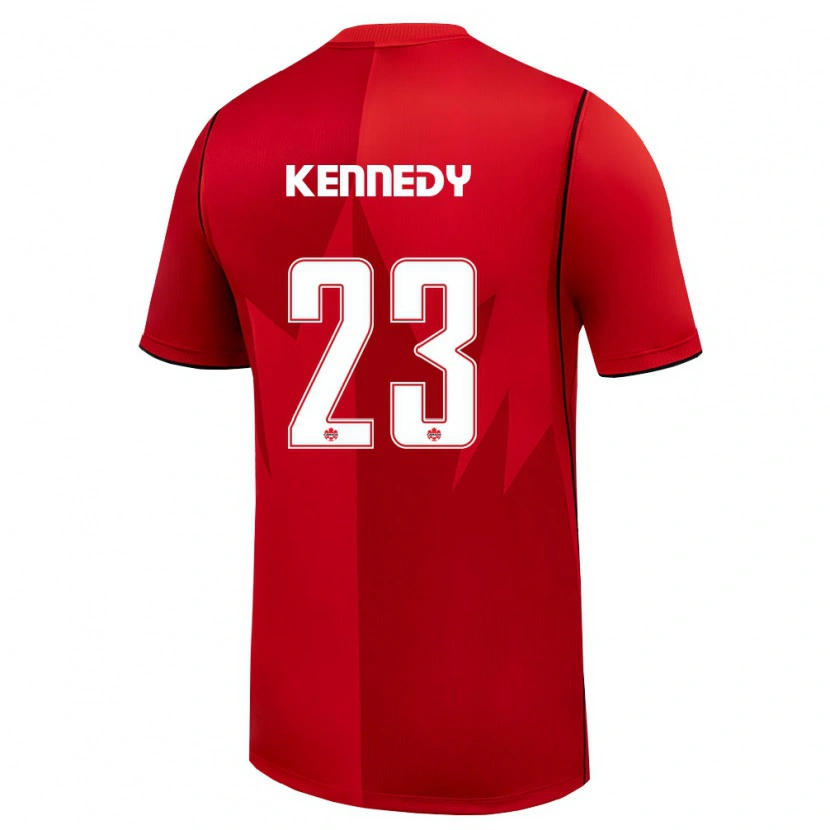 Danxen Men Canada Scott Kennedy #23 Red White Home Jersey 26-28 T-Shirt