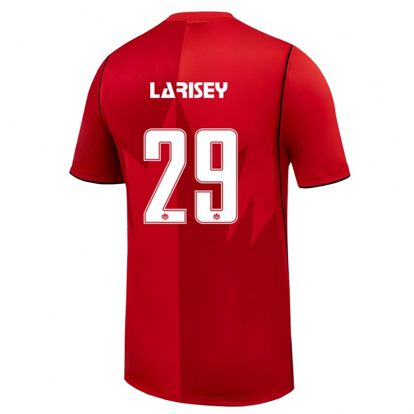 Danxen Men Canada Clarissa Larisey #29 Red White Home Jersey 26-28 T-Shirt