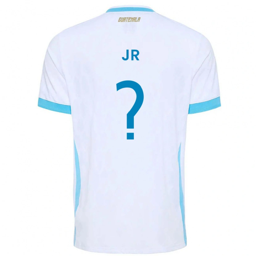 Danxen Men Guatemala Marvin Ávila Jr #0 White Sky Blue Gold Home Jersey 26-28 T-Shirt