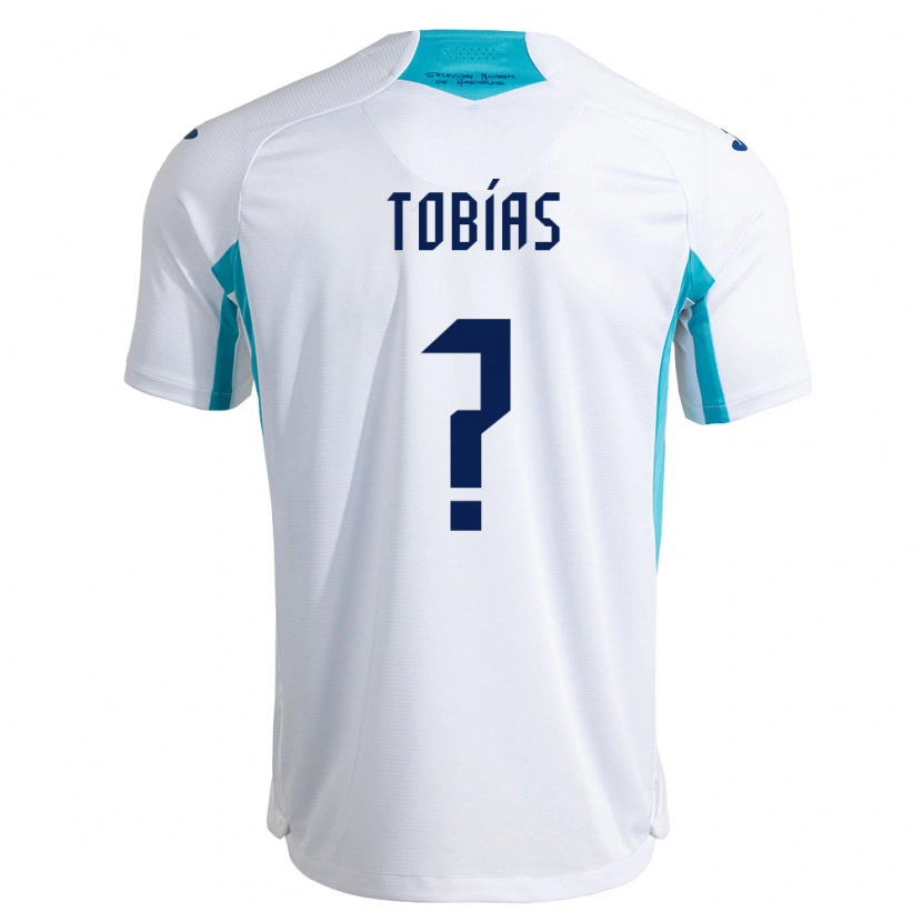 Danxen Men Honduras Débora Tobías #0 White Blue Sky Blue Home Jersey 26-28 T-Shirt
