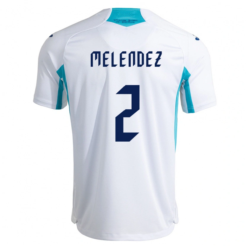 Danxen Men Honduras Denis Meléndez #2 White Blue Sky Blue Home Jersey 26-28 T-Shirt