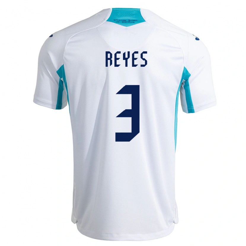 Danxen Men Honduras Roger Reyes #3 White Blue Sky Blue Home Jersey 26-28 T-Shirt
