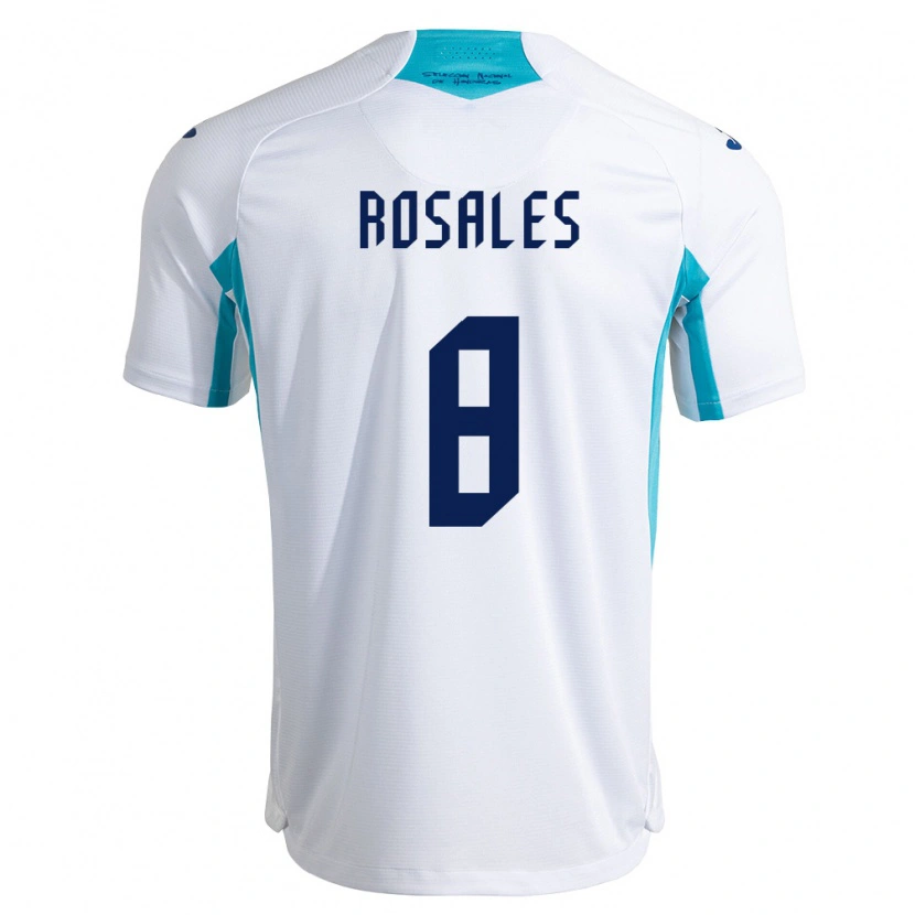 Danxen Men Honduras Joseph Rosales #8 White Blue Sky Blue Home Jersey 26-28 T-Shirt