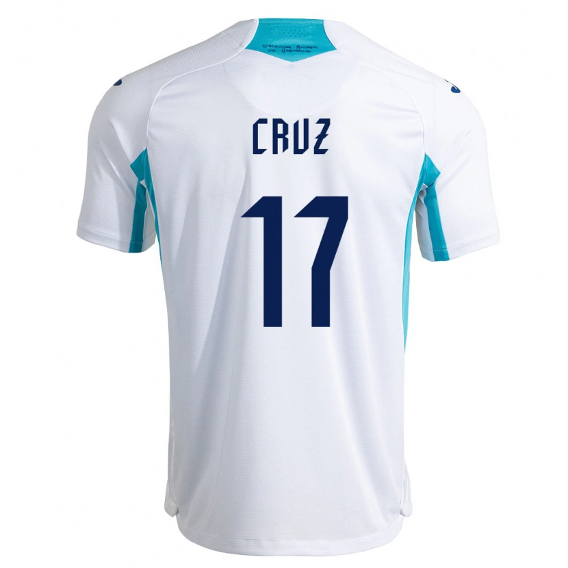 Danxen Men Honduras Darwin Cruz #17 White Blue Sky Blue Home Jersey 26-28 T-Shirt