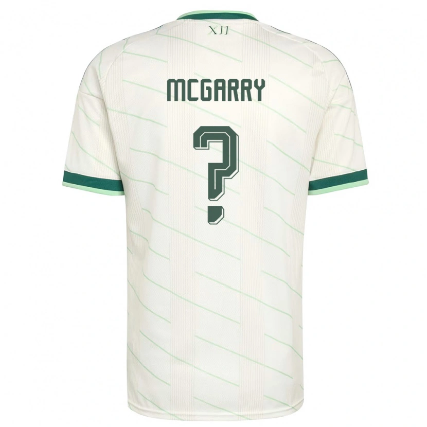 Danxen Men Northern Ireland Shea Mcgarry #0 White Green Away Jersey 26-28 T-Shirt