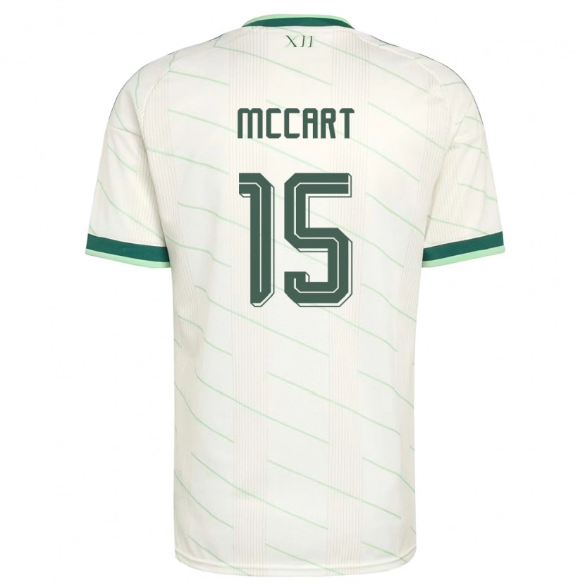 Danxen Men Northern Ireland Odhrán Mccart #15 White Green Away Jersey 26-28 T-Shirt