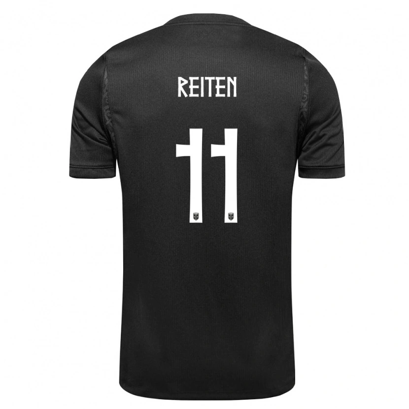 Danxen Men Norway Guro Reiten #11 Black Away Jersey 26-28 T-Shirt