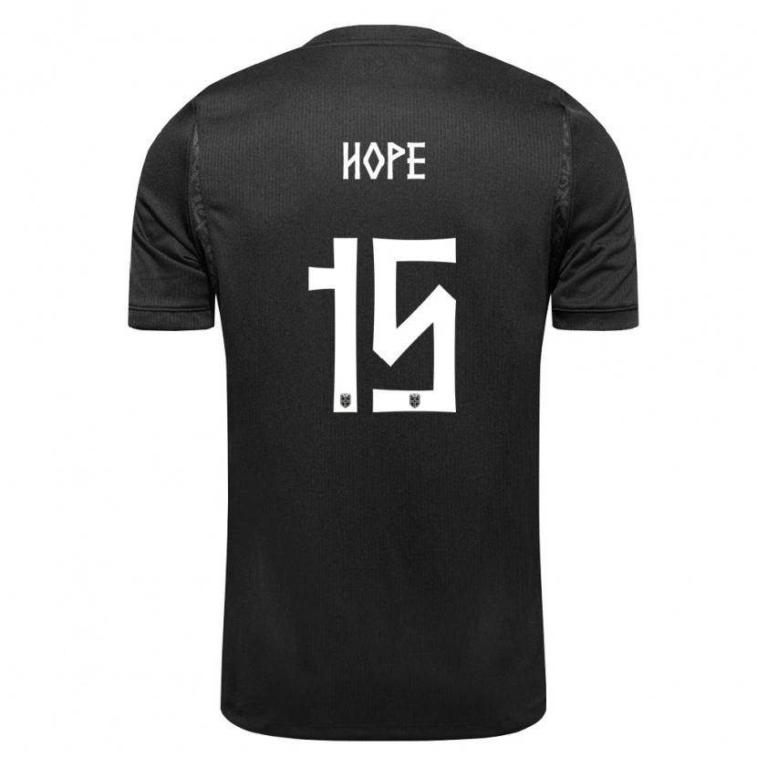 Danxen Men Norway Mikkel Hope #15 Black Away Jersey 26-28 T-Shirt
