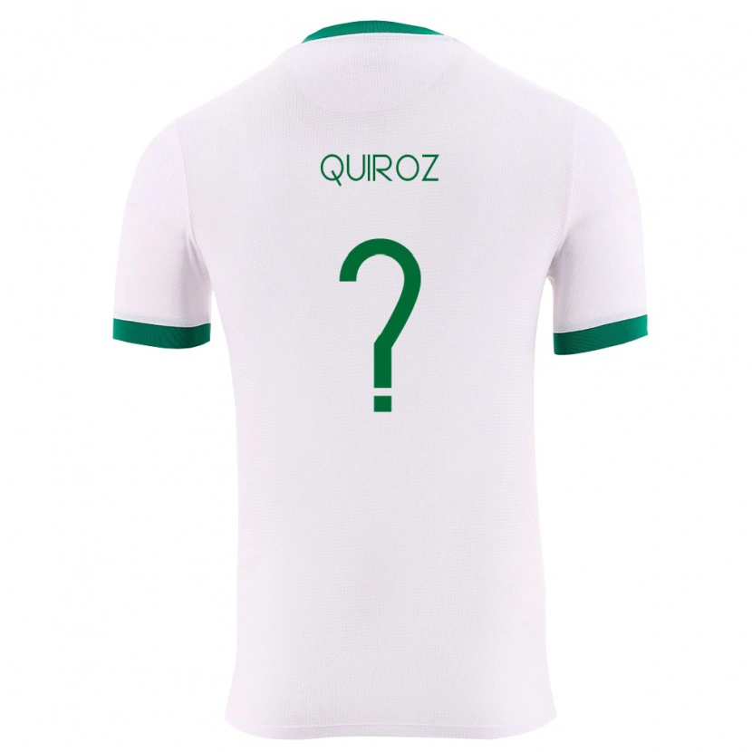 Danxen Men Bolivia Abigaíl Quiroz #0 White Green Red Away Jersey 26-28 T-Shirt
