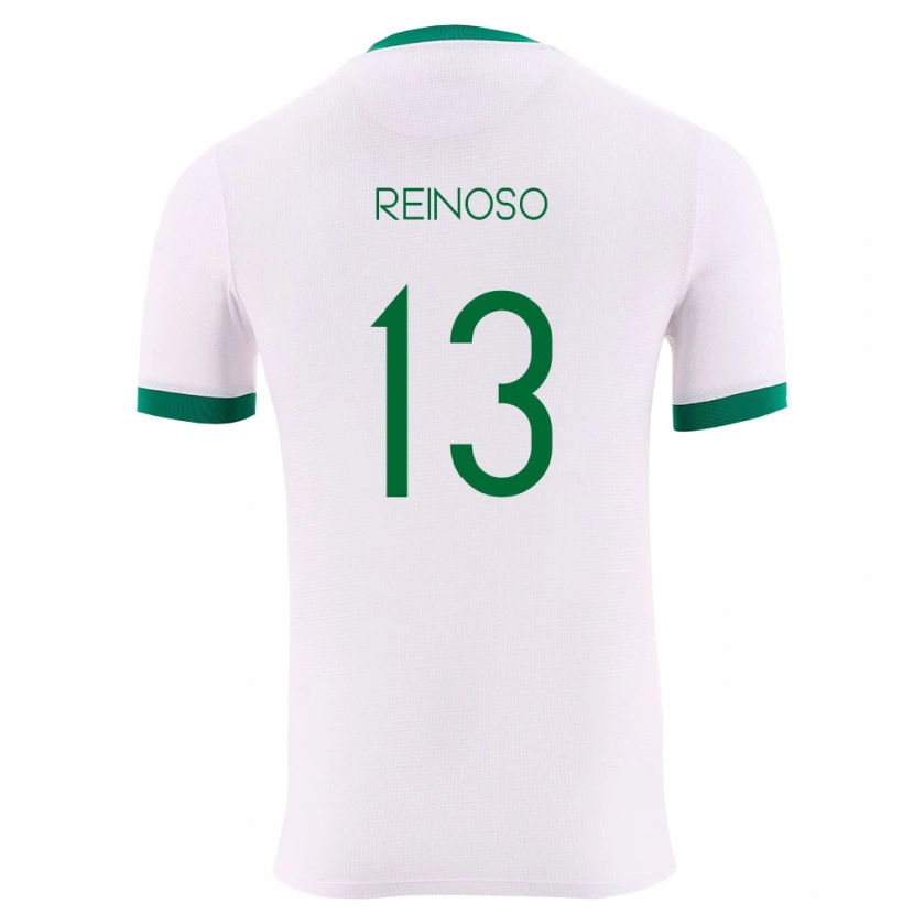 Danxen Men Bolivia Jair Reinoso #13 White Green Red Away Jersey 26-28 T-Shirt