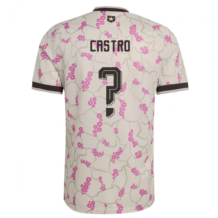 Danxen Men Chile Martín Castro #0 White Purple Away Jersey 26-28 T-Shirt